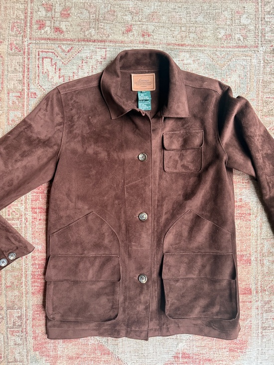 Ralph Lauren Jackets & Blazers - Ralph Lauren Brown Suede Button-Up Jacket quiet luxury
